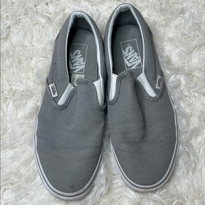 Gray Slip On Vans